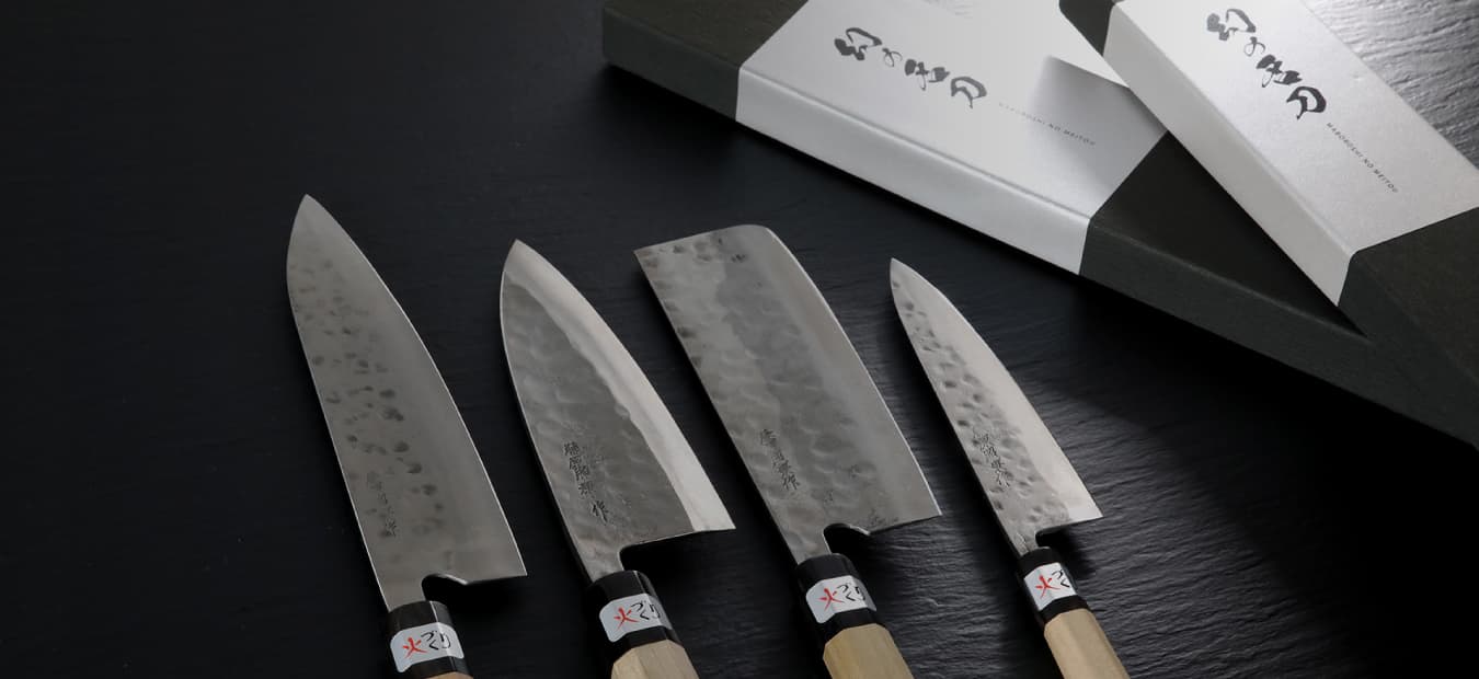 MINI KNIFE SET, SIX JAPANESE CARVING KNIVES