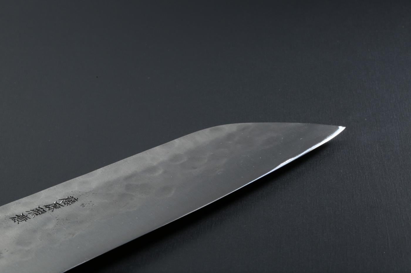 Santoku knife [Maboroshi] + Octagonal handle with buffalo horn ferrule