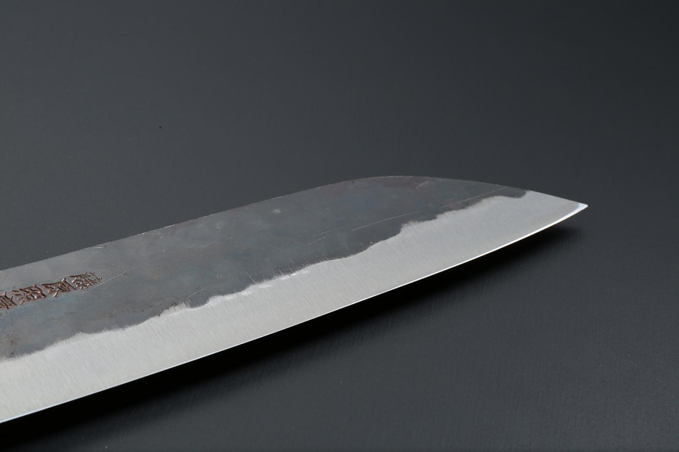 Santoku knife [Denka] + Octagonal handle with buffalo horn ferrule