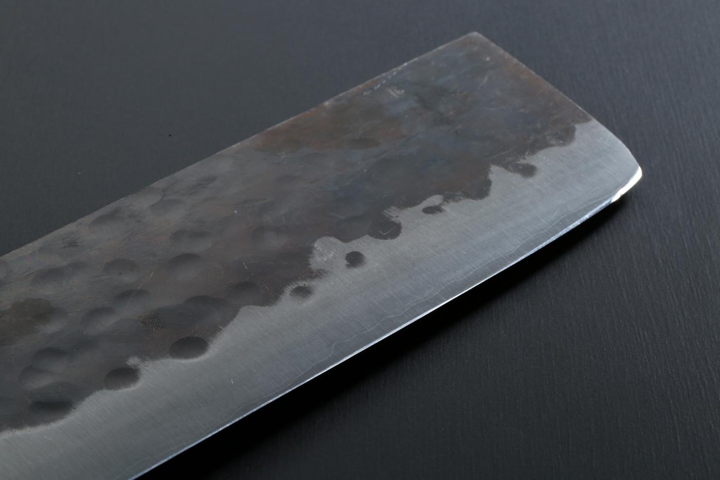 Nakiri knife [Denka] + Octagonal handle with buffalo horn ferrule