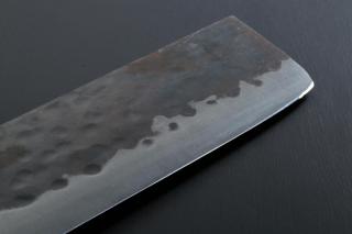 Nakiri knife [Denka] + Octagonal handle with buffalo horn ferrule