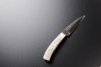 SS nashiji knife (Antler grip)