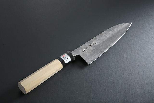  Gyuto knife [Maboroshi] + Octagonal handle with buffalo horn ferrule [No Finger Rest]
