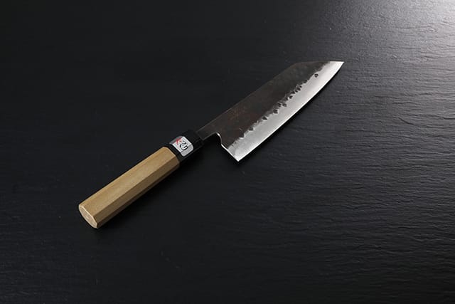 Santoku knife [Denka] + Octagonal handle with buffalo horn ferrule