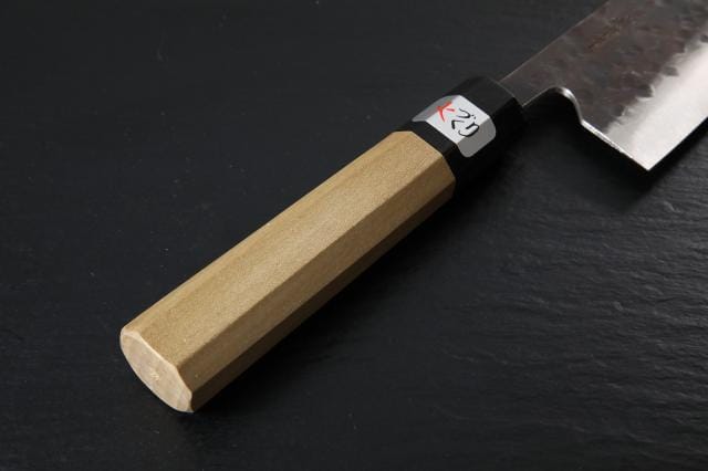  Santoku knife [Denka] + Octagonal handle with buffalo horn ferrule