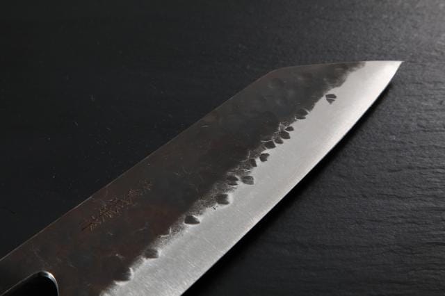 Santoku knife [Denka] + Octagonal handle with buffalo horn ferrule