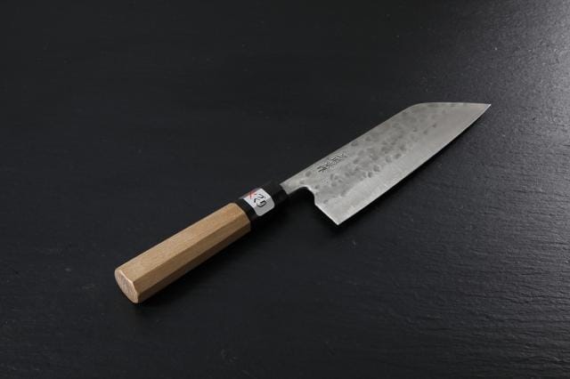  Santoku knife [Maboroshi] + Octagonal handle with buffalo horn ferrule