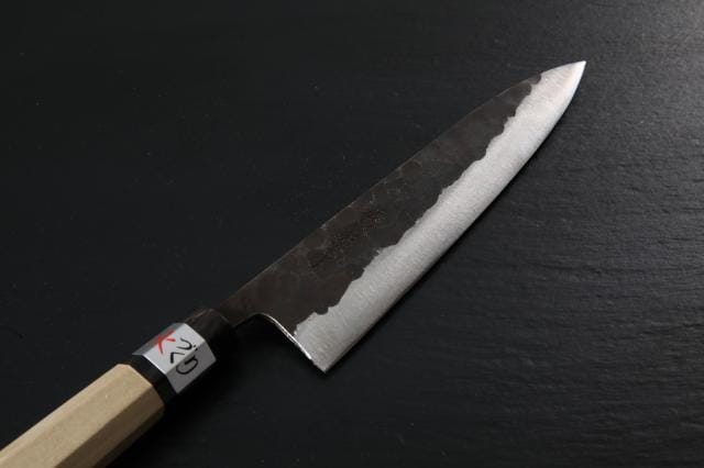 Petty knife [Denka] + Octagonal handle with buffalo horn ferrule