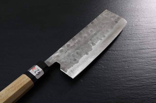 Nakiri knife [Maboroshi] + Octagonal handle with buffalo horn ferrule