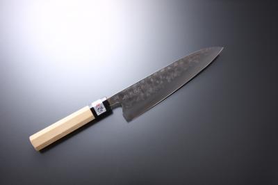 Gyuto knife [Maboroshi] + Octagonal handle with buffalo horn ferrule [Finger Rest]