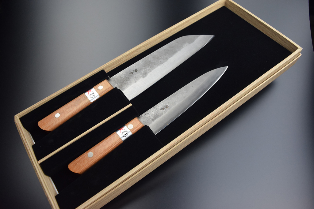 Nashiji set (Santoku180mm + Petty knife135mm)