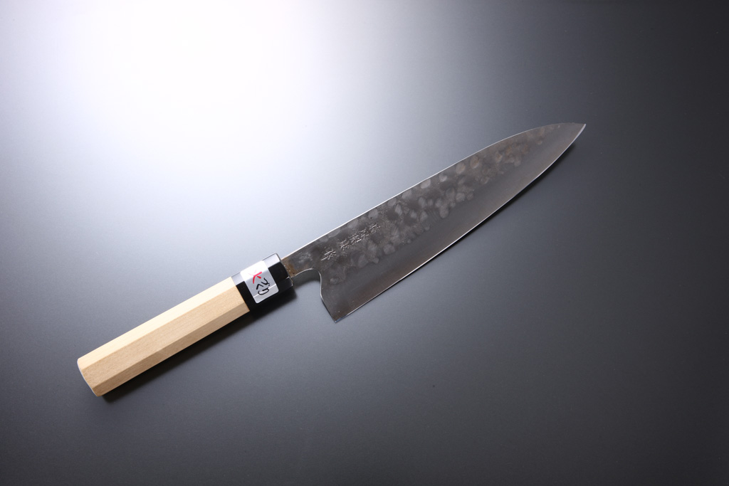 Gyuto knife [Maboroshi] + Octagonal handle with buffalo horn ferrule [Finger Rest]